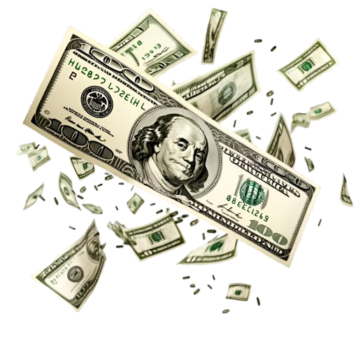 Dinheiro voando