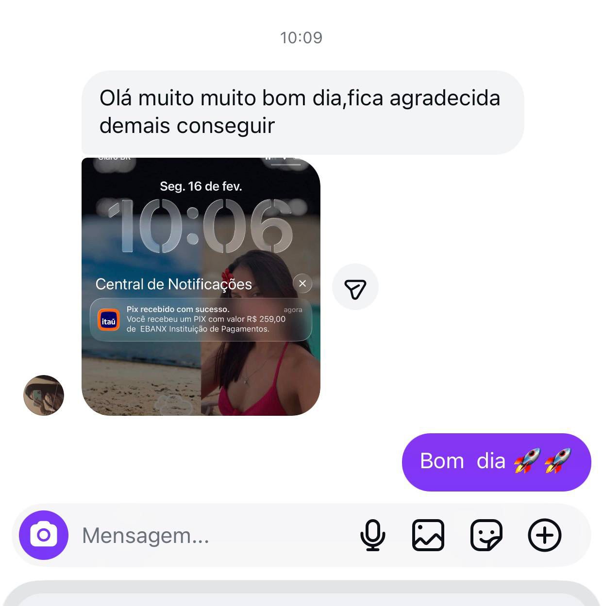 Prova de pagamento 6